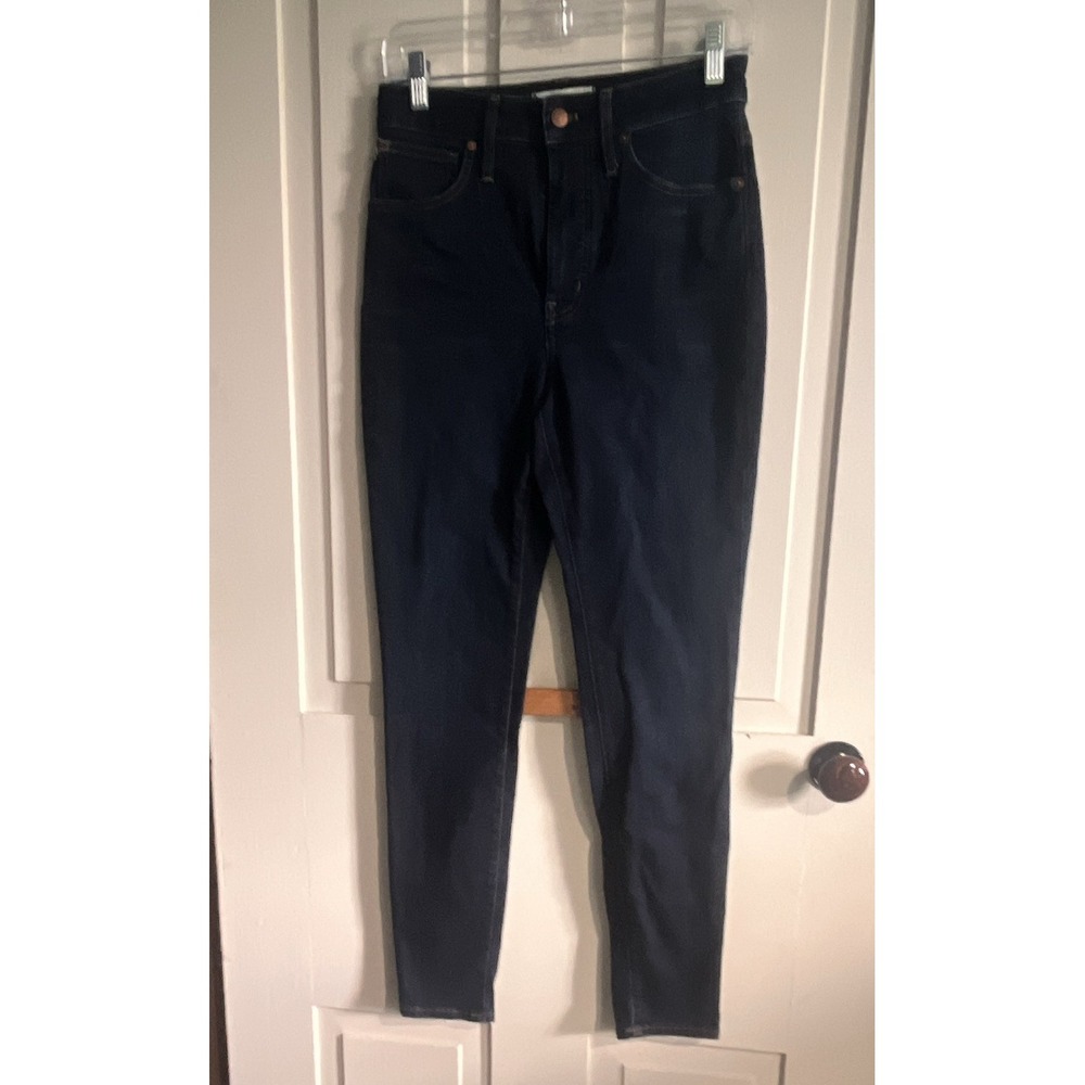 Madewell Women's Blue Jeans, Size 27, High Rise, Slim Fit Cotton Blend